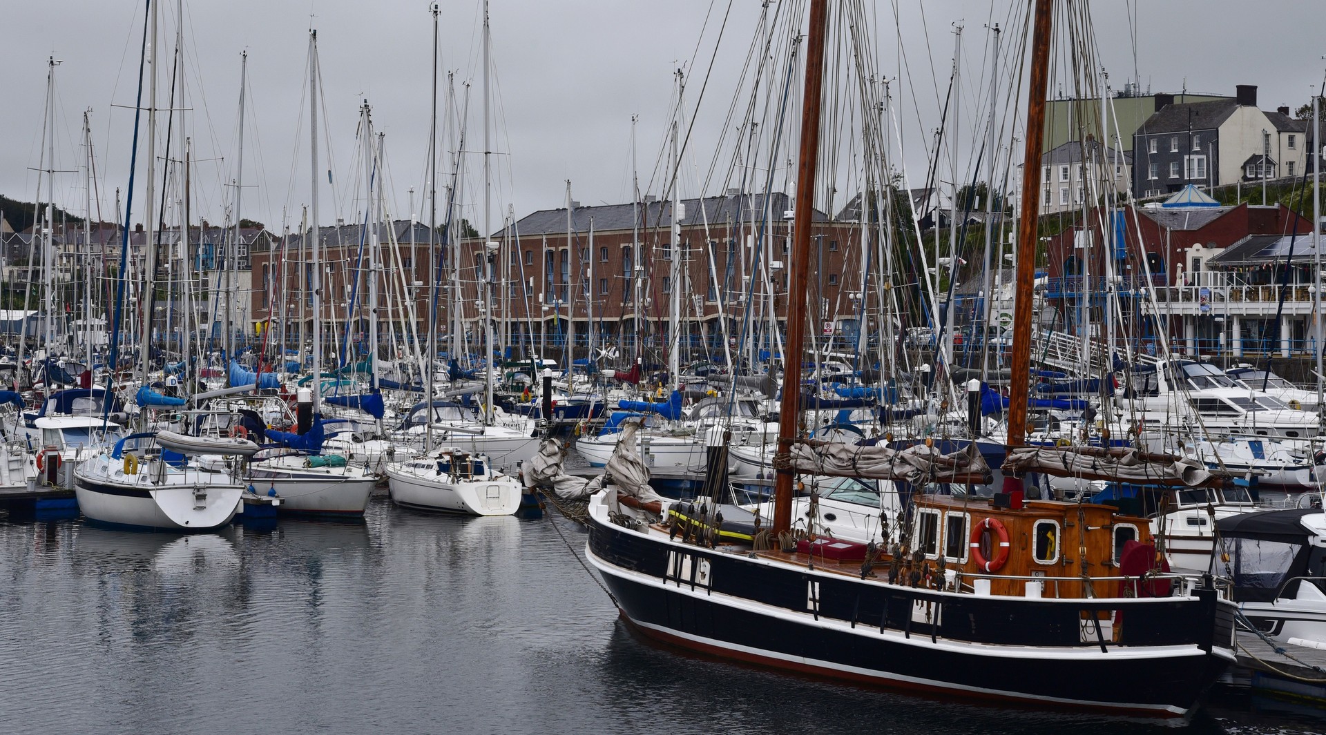 The Docks at Milford Haven, Pembrokeshire, Wales, UK